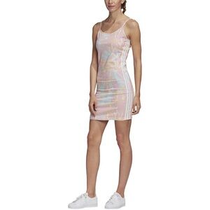 Adidas Women Multicolor Tie-Dye Tank Dress GL6366
